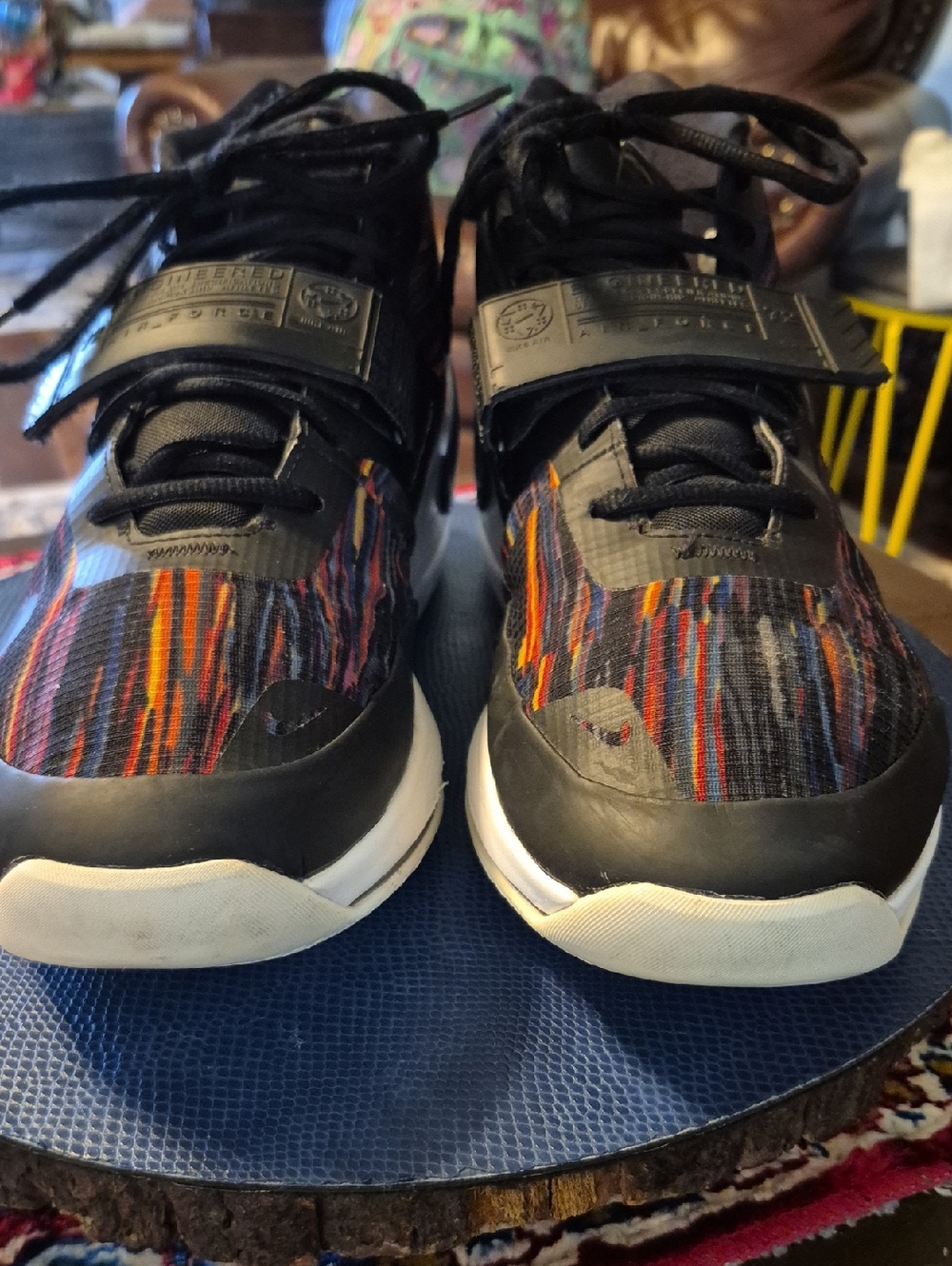 Nike Air Force Max Black History Edition Sz.13 High-Top BasketballShoes.(#2012S) - Picture 8 of 16